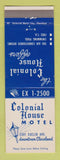 Matchbook Cover - Colonial House Motel Cleveland OH