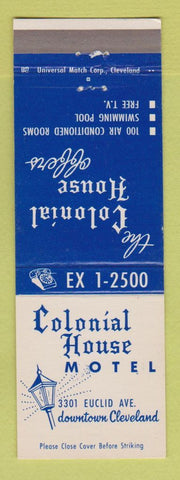 Matchbook Cover - Colonial House Motel Cleveland OH