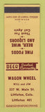Matchbook Cover - Wagon Wheel Littleton Colorado