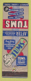 Matchbook Cover - Tums Antacid NBC Radio WEAR