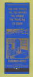 Matchbook Cover Crawford Hotels Big Spring Midland Colorado City TX Carlsbad NM