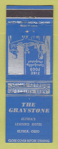 Matchbook Cover - Graystone Hotel Elyria OH