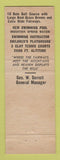 Matchbook Cover - Ingleside Hotel Motel Staunton VA