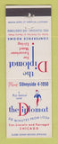Matchbook Cover - The Diplomat Chicago IL Motel
