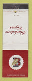 Matchbook Cover - Blackstone Cigars DD Bean WEAR
