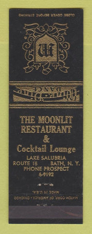 Matchbook Cover - Moonlit Restaurant Bath NY