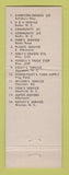 Matchbook Cover - Garrison Dennis oil gas Albemarle NC