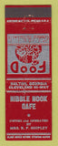 Matchbook Cover - Nibble Nook Cafe  Dalton GA