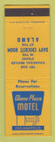 Matchbook Cover - Alamo Plaza Motel Indianapolis IN Davy Crockett Room