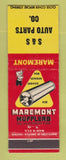 Matchbook Cover - Maremont Mufflers Auto Parts S&S
