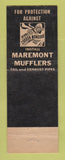 Matchbook Cover - Maremont Mufflers Auto Parts S&S
