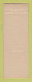 Matchbook Cover - Double V Cafe Alexandria LA