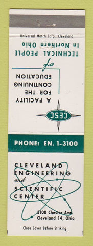 Matchbook Cover - Cleveland Engineering Scientific Center Cleveland OH