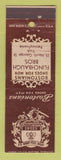 Matchbook Cover - Bostonian Mens Shoes Flinchbaugh Bros York PA