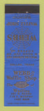 Matchbook Cover - Webb's Waffle Shop Dallas TX WEAR