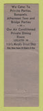 Matchbook Cover - Webb's Waffle Shop Dallas TX WEAR