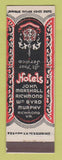 Matchbook Cover - Hotels John Marshall Richmond VA Wm Byrd Murphy