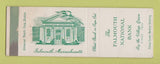 Matchbook Cover - Falmouth National Bank MA WEAR