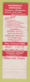 Matchbook Cover - Government Employees Insurance Washington DC