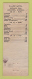 Matchbook Cover - Dancz Motel Ludington MI