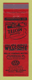 Matchbook Cover - Belle Vernon Motel St Petersburg FL