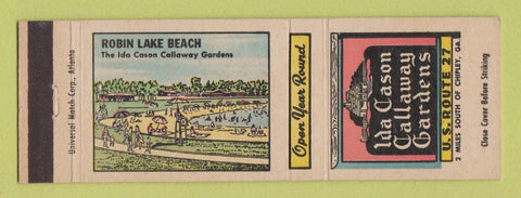 Matchbook Cover - Ida Cason Callaway Gardens Chipley GA