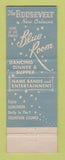Matchbook Cover - Roosevelt Hotel New Orleans LA