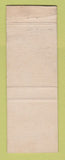 Matchbook Cover - Dinker Hotels Atlanta GA New Orleans LA Nashville TN