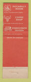 Matchbook Cover - Pickwick Hotel San Diego CA