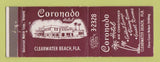 Matchbook Cover - Coronado Hotel Clearwater Beach FL
