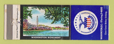 Matchbook Cover - Government Employees Insurance Washington DC