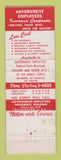 Matchbook Cover - Government Employees Insurance Washington DC