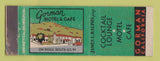 Matchbook Cover - Gorman Motel Cafe CA WEAR