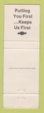 Matchbook Cover - McComas Chevrolet Burkesville KY WEAR