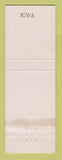 Matchbook Cover - Wright Chevrolet Carlisle IA WORN