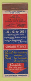 Matchbook Cover - Ford Prairie Du Sac Auto WI WORN BACK