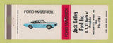 Matchbook Cover - Jack Kelley Ford Maverick