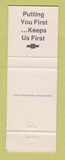 Matchbook Cover - Hall Motor Sales Chevrolet Knightstown IN WEAR