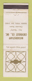 Matchbook Cover - Bickerstaff Chevrolet Buena Vista GA WEAR