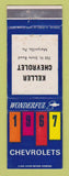 Matchbook Cover - 1967 Chevrolet Keller Marysville PA WEAR