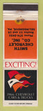 Matchbook Cover - 1966 Chevrolet Smith Selinsgrove PA WORN