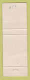 Matchbook Cover - 1964 Chevrolet Bickerstaff Buena Vista GA WORN