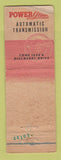 Matchbook Cover - 1952 Chevrolet M&S Dunlap IA POOR