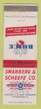 Matchbook Cover - Swanberg Scheefe Buick Minneapolis MN