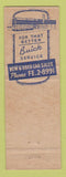 Matchbook Cover - Swanberg Scheefe Buick Minneapolis MN