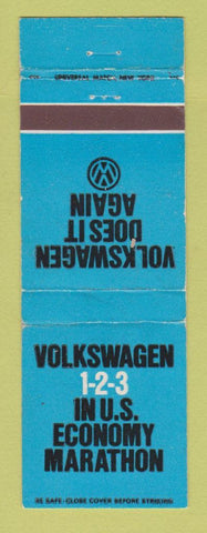 Matchbook Cover - Volkswagen 1-2-3 Economy Rabbit WEAR