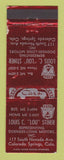 Matchbook Cover - Doenges Long Ford Colorado Springs Louis Stiner WORN
