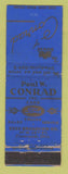 Matchbook Cover - Conrad Ford Cleveland OH WORN
