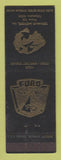 Matchbook Cover - Tekamah Motors Ford Mercury NE WEAR