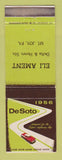 Matchbook Cover - 1956 DeSoto Eli Ament Mount Joy PA WEAR